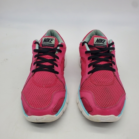 Nike Shoes Women's 9.5 Flex Experience RN 2' 599538-602 Pink Blue Sneakers - Picture 2 of 11